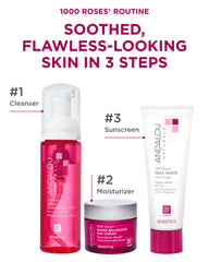Andalou Naturals pump dispense action with clean application and controlled product use benefit