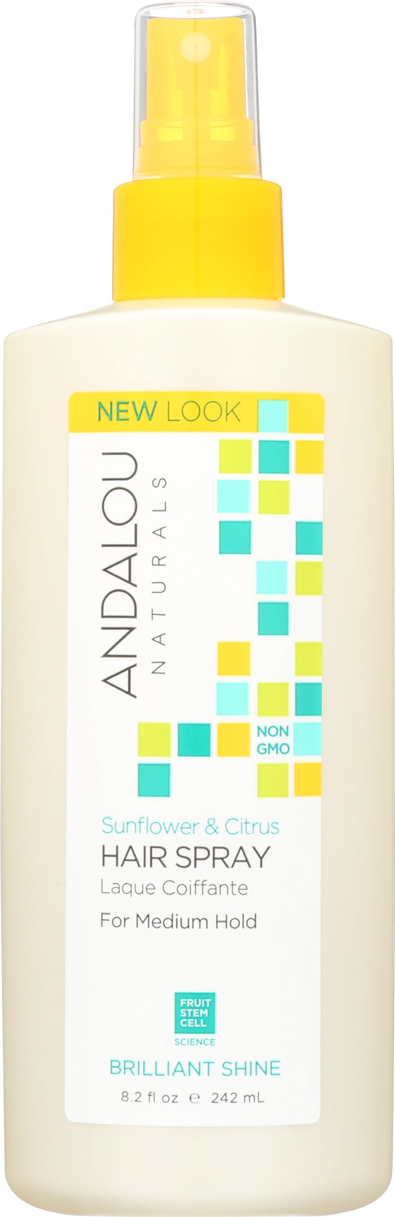 Andalou Naturals front packaging showing bottle and label for easy identification and benefit