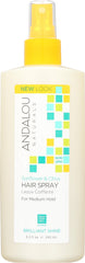 Andalou Naturals front packaging showing bottle and label for easy identification and benefit
