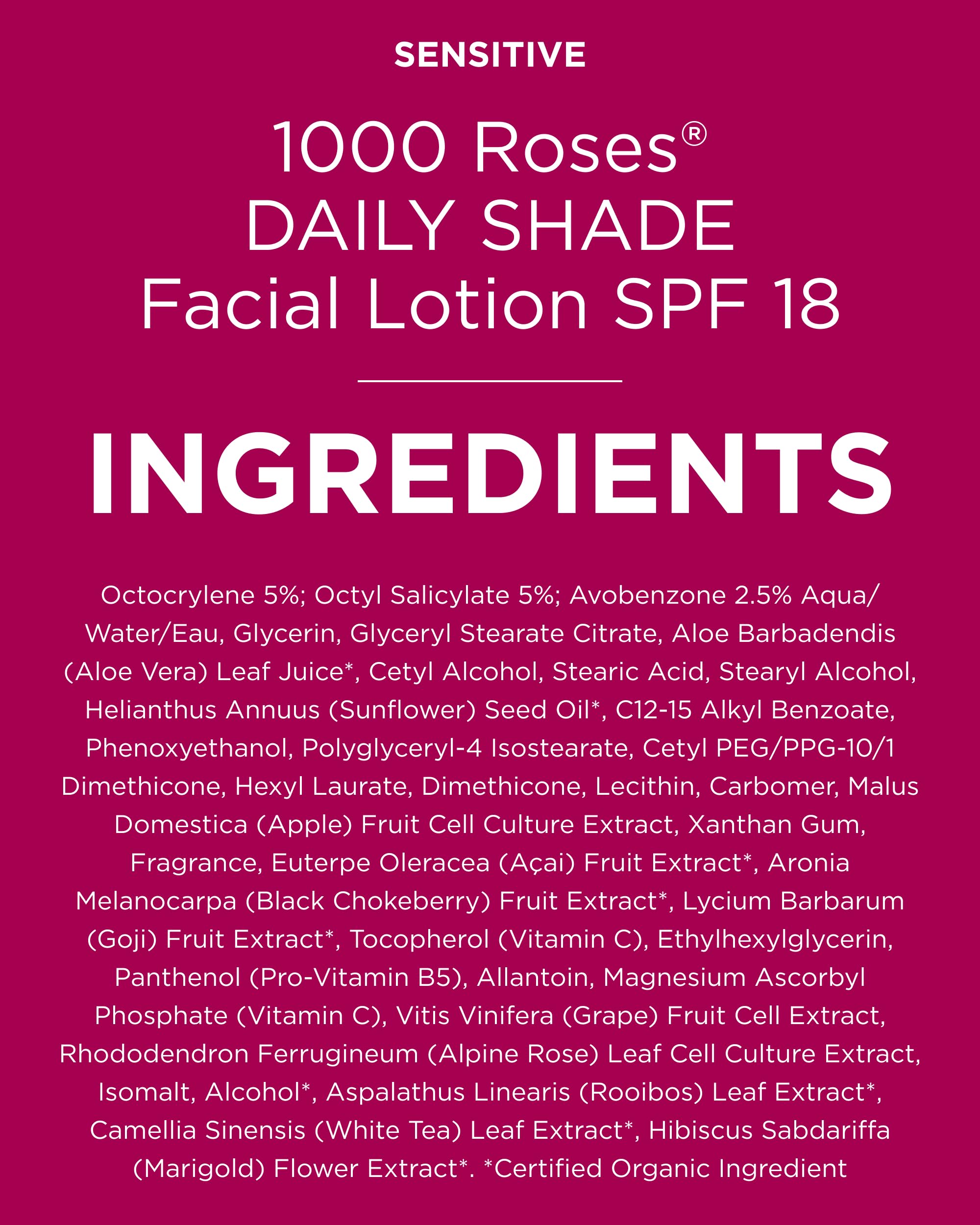 Andalou Naturals rose centifolia close-up emphasizing soothing botanical and calming benefit
