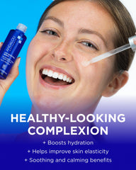 Andalou Naturals dropper dispensing serum demonstrating precise application