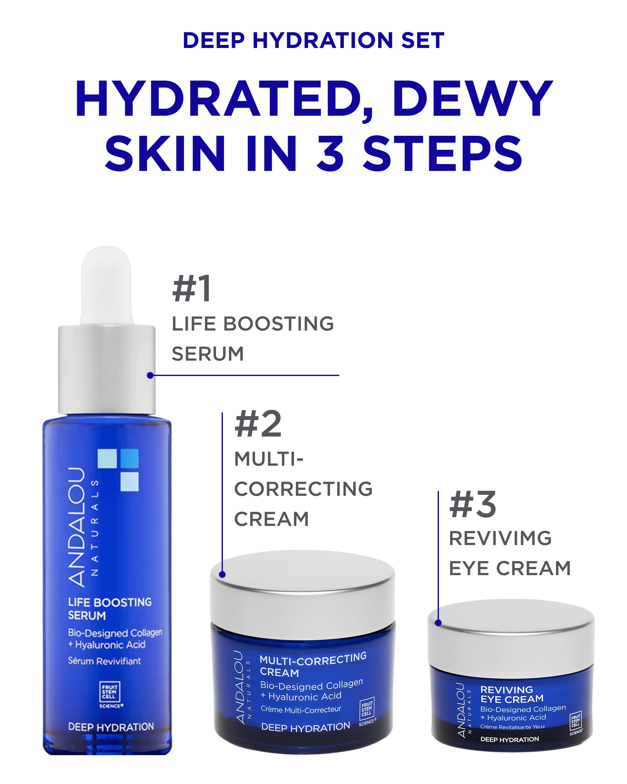 Andalou Naturals serum texture on hand illustrating lightweight absorption