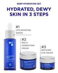 Andalou Naturals serum texture on hand illustrating lightweight absorption
