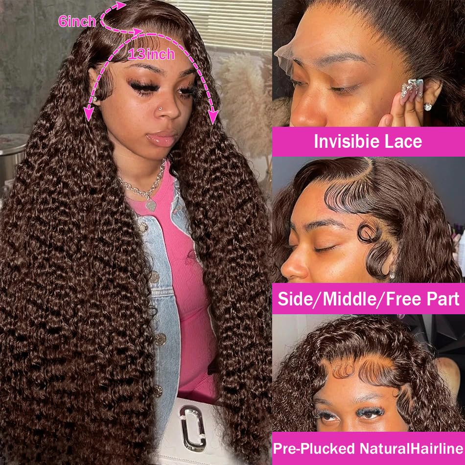 Anderah closeup HD lace hairline blending with skin for invisible edge