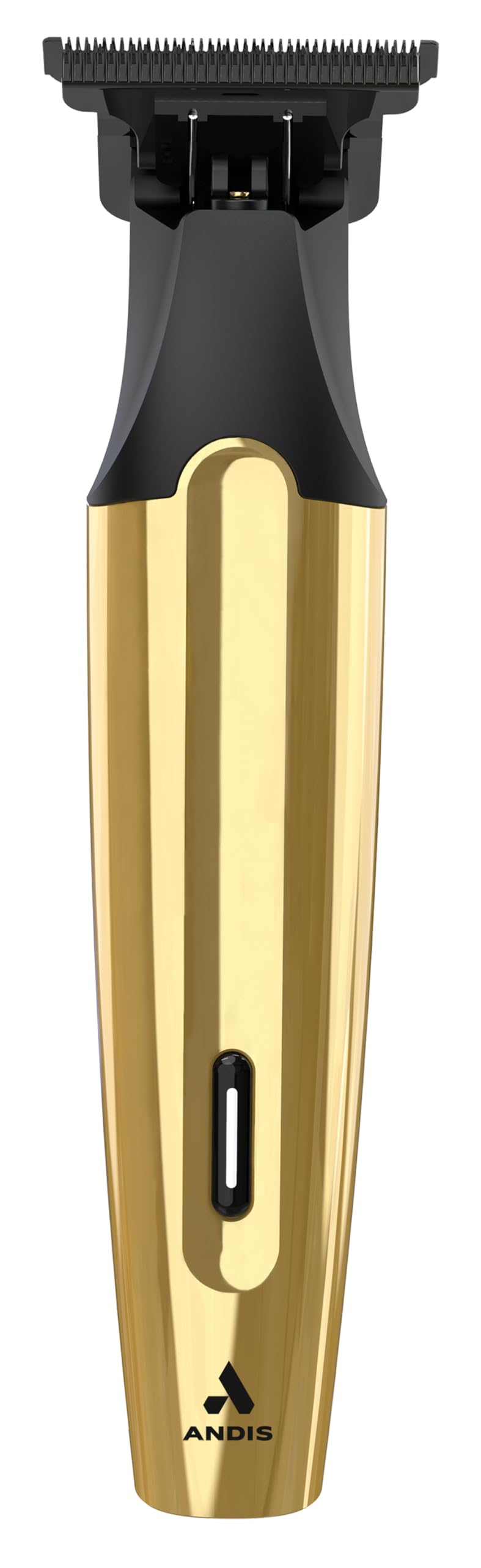 Andis 562442 front view showing gold finish and slim design for elegant control