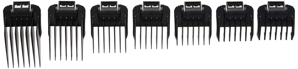 Andis close-up of comb teeth showing durable build for consistent trims