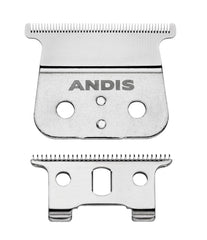 Andis GTX blade front view showing replacement blade and durable design for reliable cuts