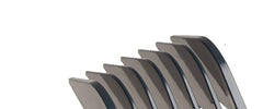 Andis guard clipped to an Andis blade demonstrating secure fasten for stable cutting