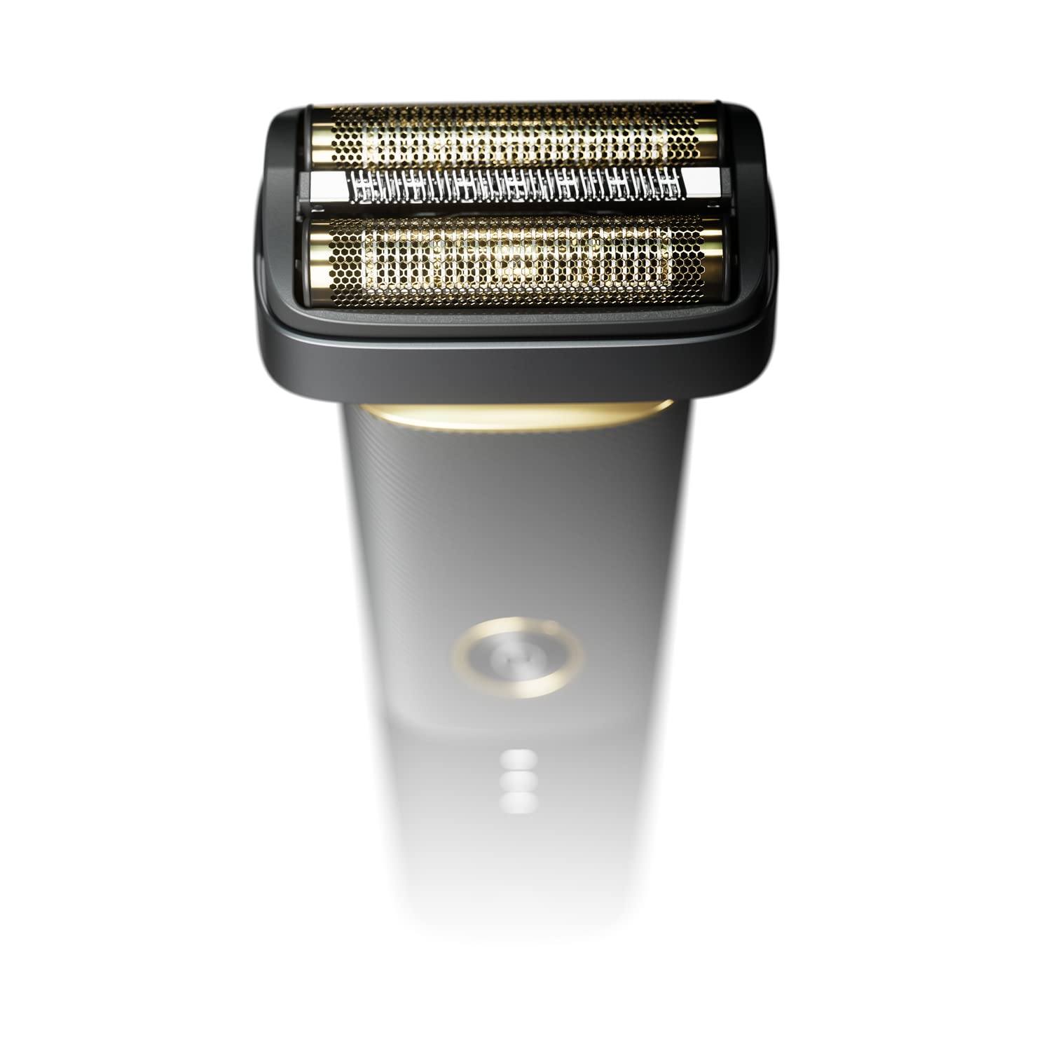 Andis Resurge close-up of foil mesh highlighting precise cutting surface benefit