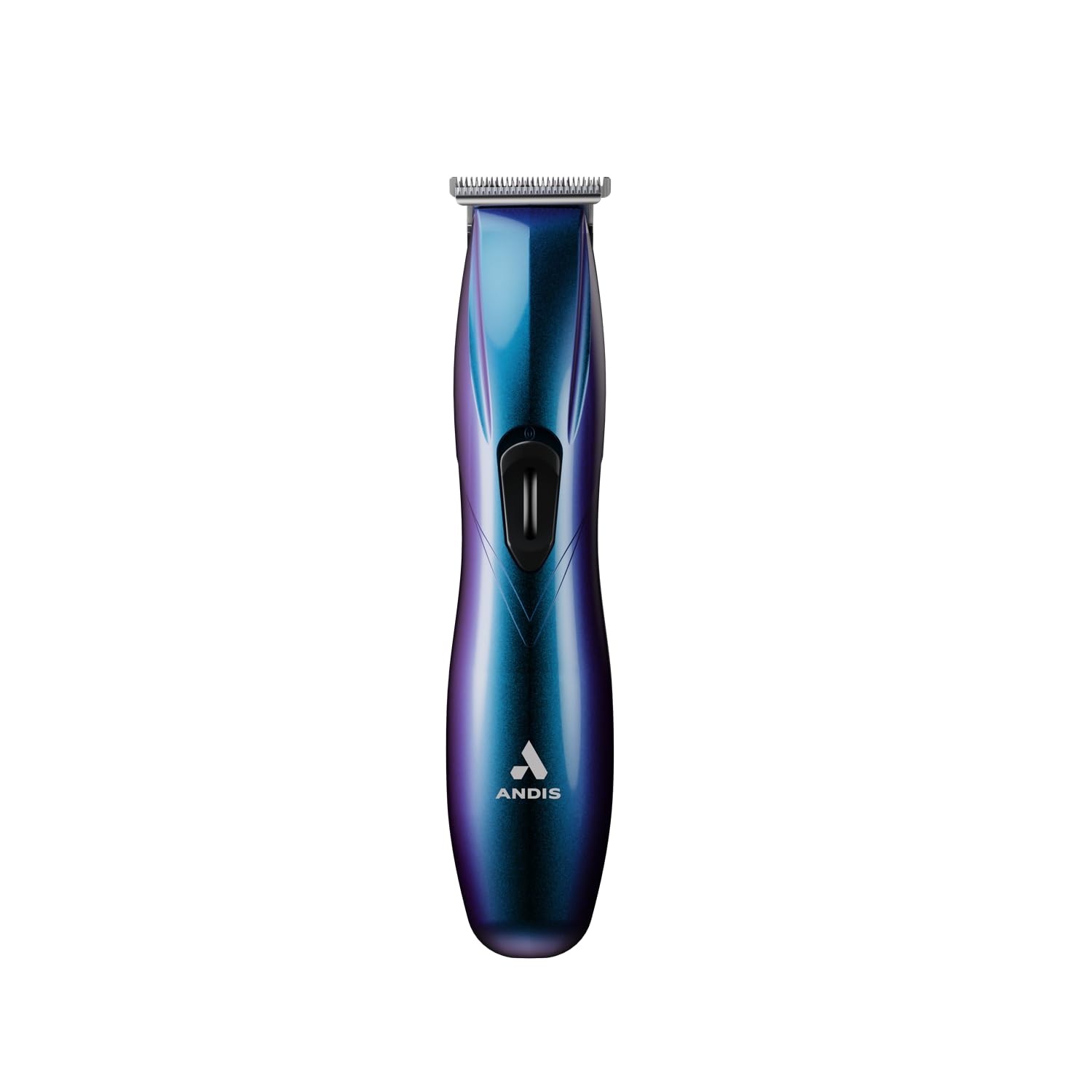 Andis Slimline Pro close-up of T-blade showing cutting edge benefit for sharp outlines