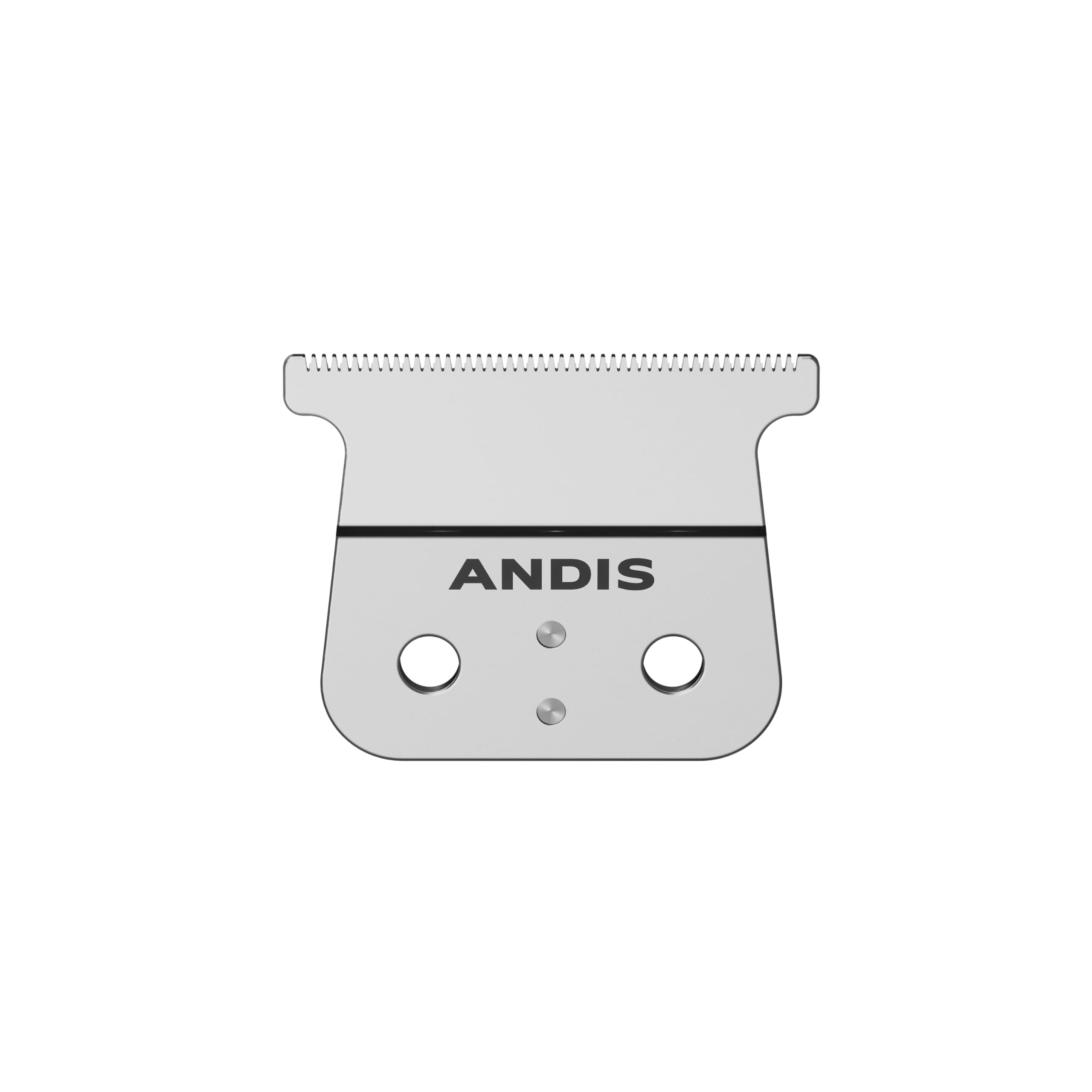 Andis T-blade close-up texture highlighting carbon-steel durability