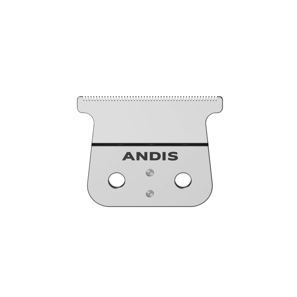 Andis T-blade close-up texture highlighting carbon-steel durability