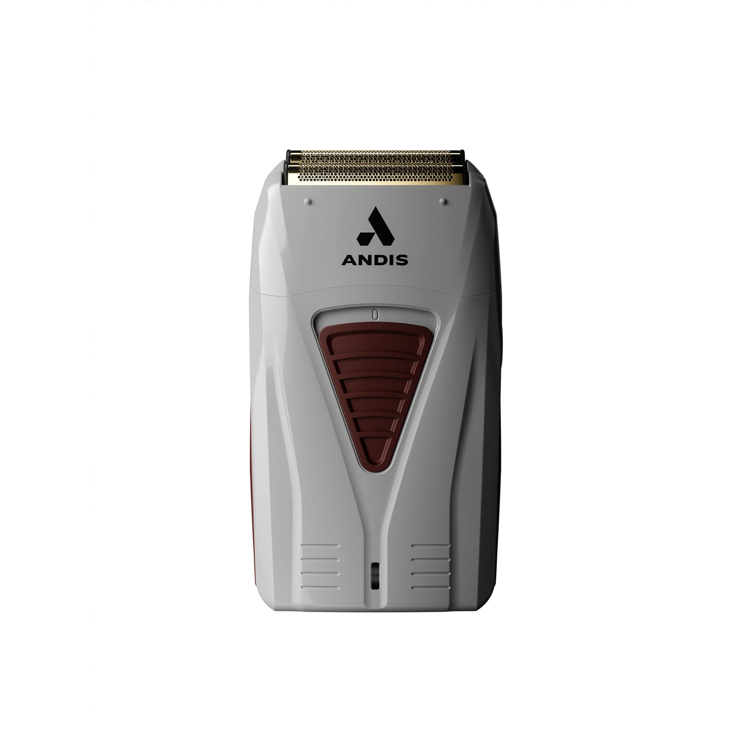 Andis TS-1 front view showing sleek design and ergonomic grip for precise handling