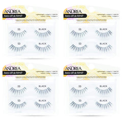 ANDREA front packaging showing 4-pack lashes and product benefits