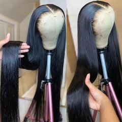 ANDRIA pre-plucked hairline with baby hairs for natural look