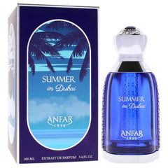 Anfar atomizer close-up showing fine mist spray for controlled fragrance application