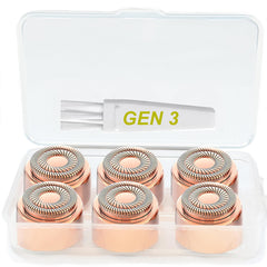 Angel Kiss front packaging showing six replacement heads and benefits