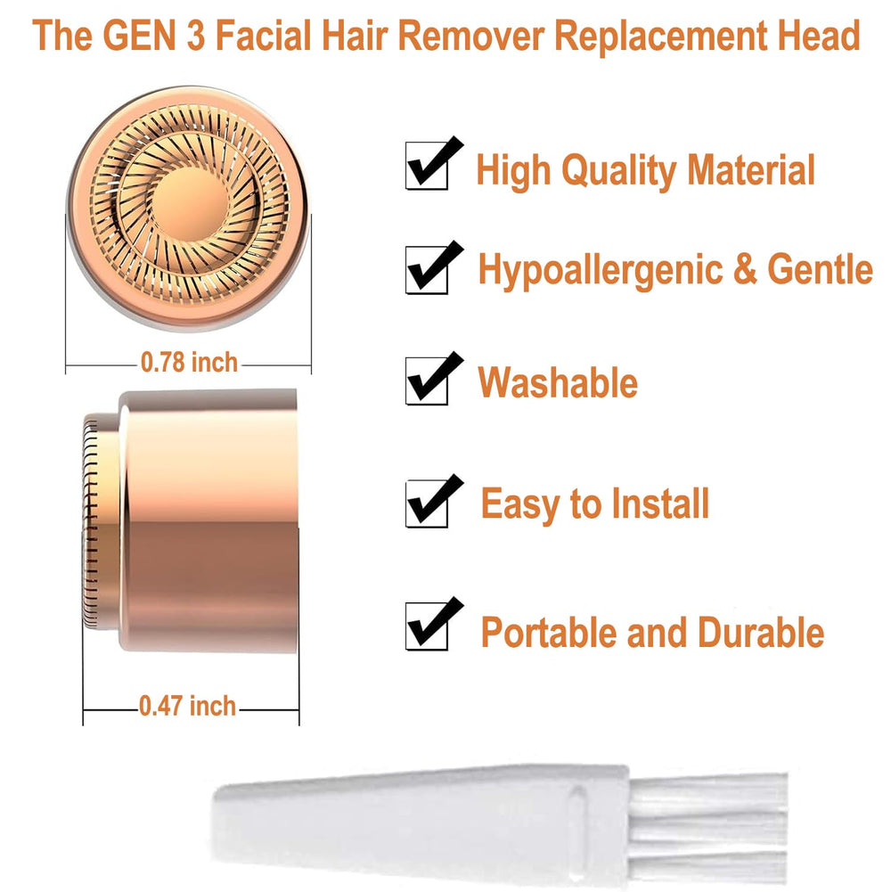 Angel Kiss replacement head held in hand to show compact scale