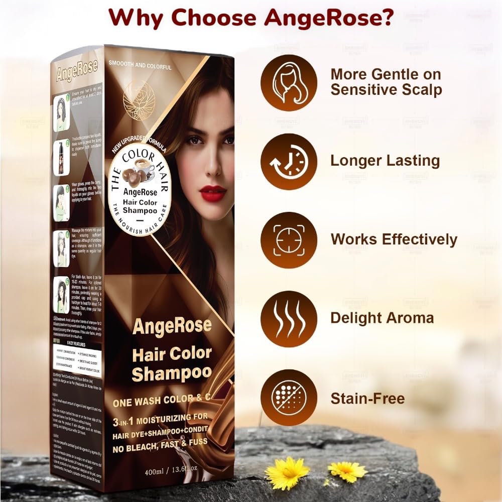 AngeRose ginseng and ginger close-up signaling herbal extracts for smoother hair