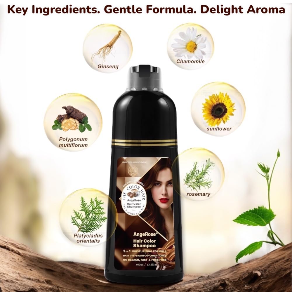 AngeRose shampoo lather texture demonstrating rich foam for even color coverage