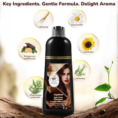 AngeRose shampoo lather texture demonstrating rich foam for even color coverage
