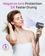 ANIEKIN magnetic attachments diffuser and nozzle for quick versatile styling