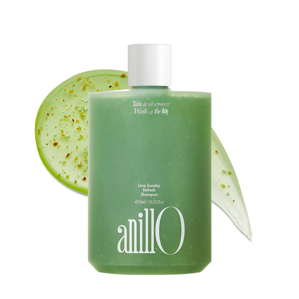ANILLO bottle front view showing label and clarifying benefit