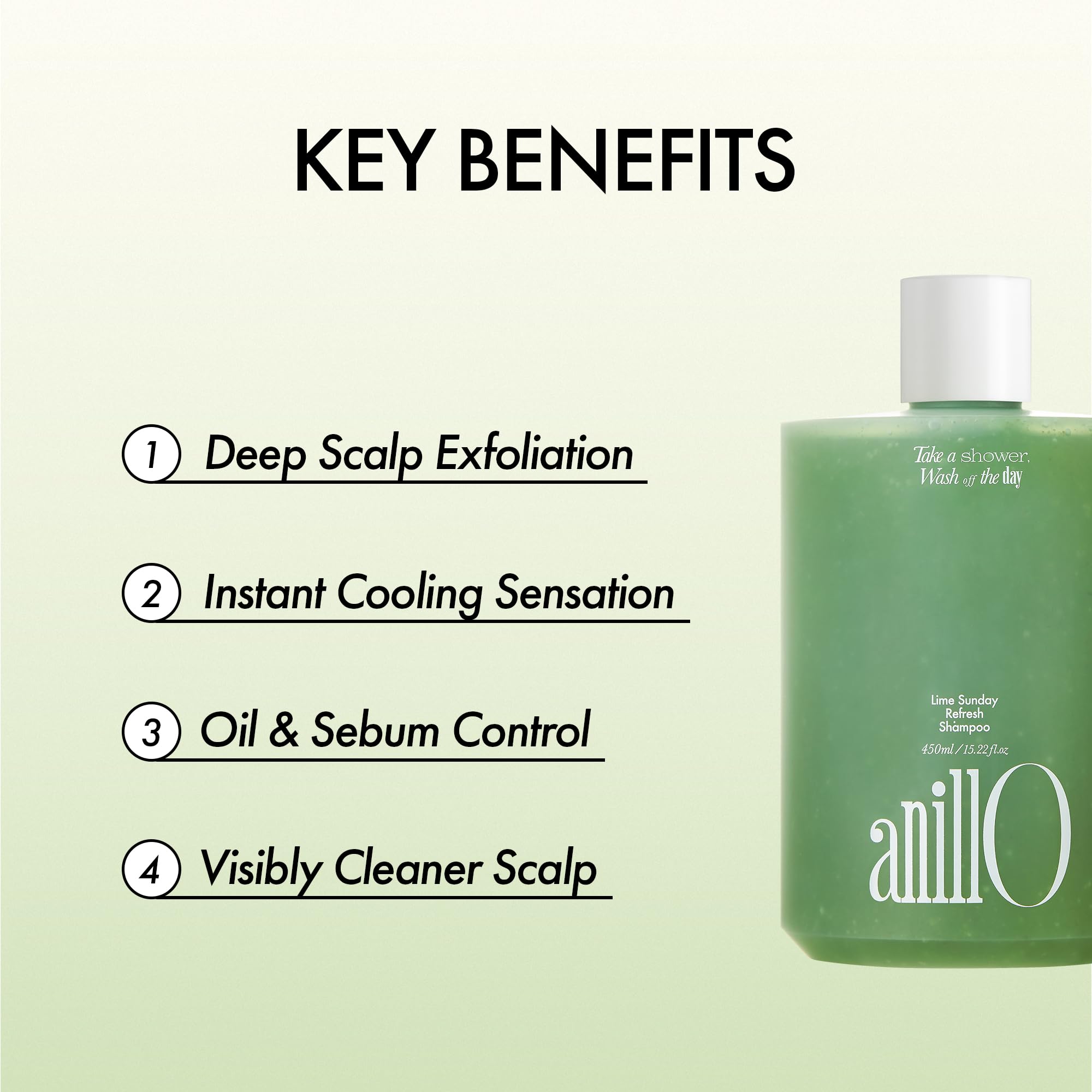 ANILLO pump dispensing creamy lather for gentle cleansing
