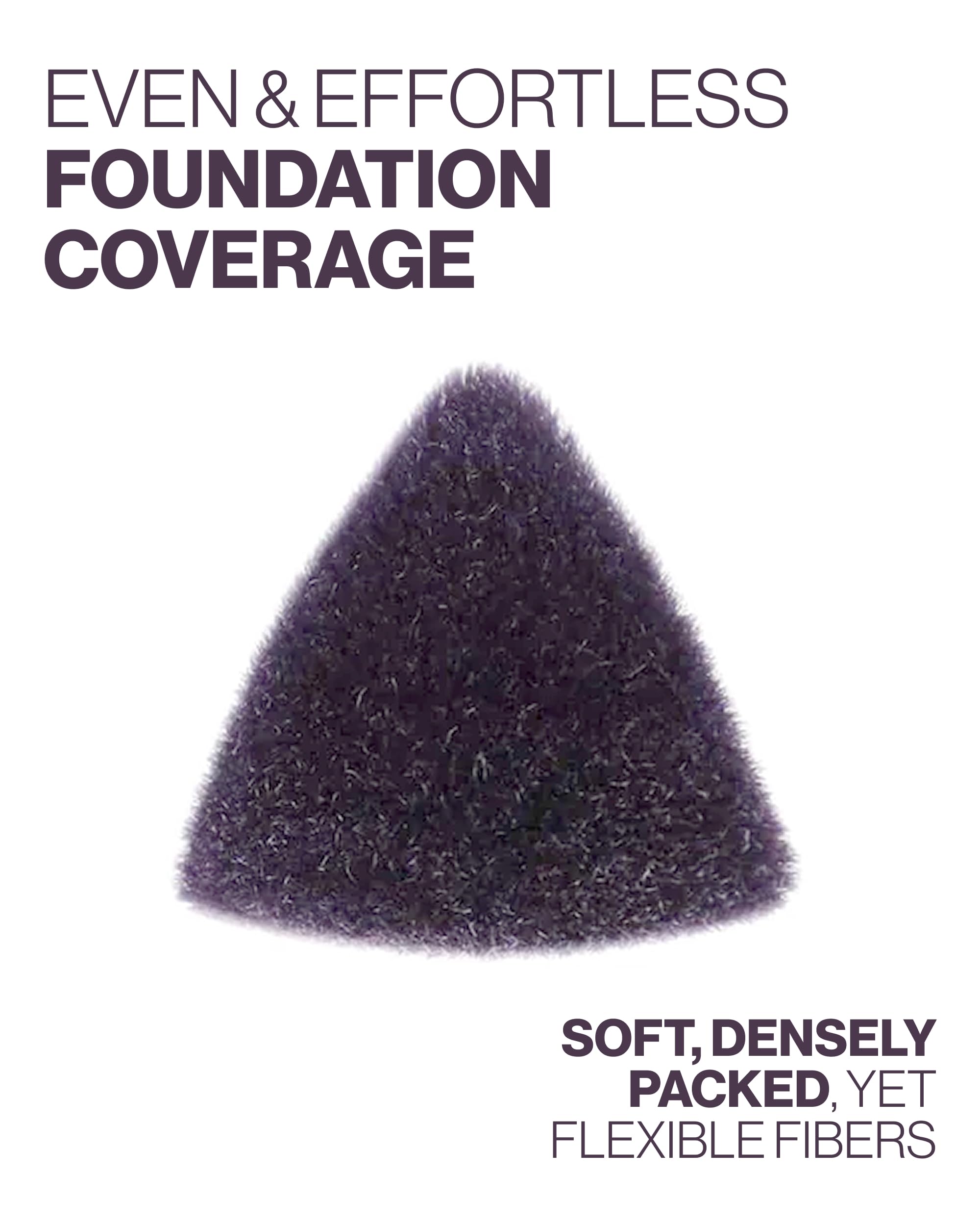ANISA BEAUTY applying foundation with brush showing seamless, airbrushed finish benefit