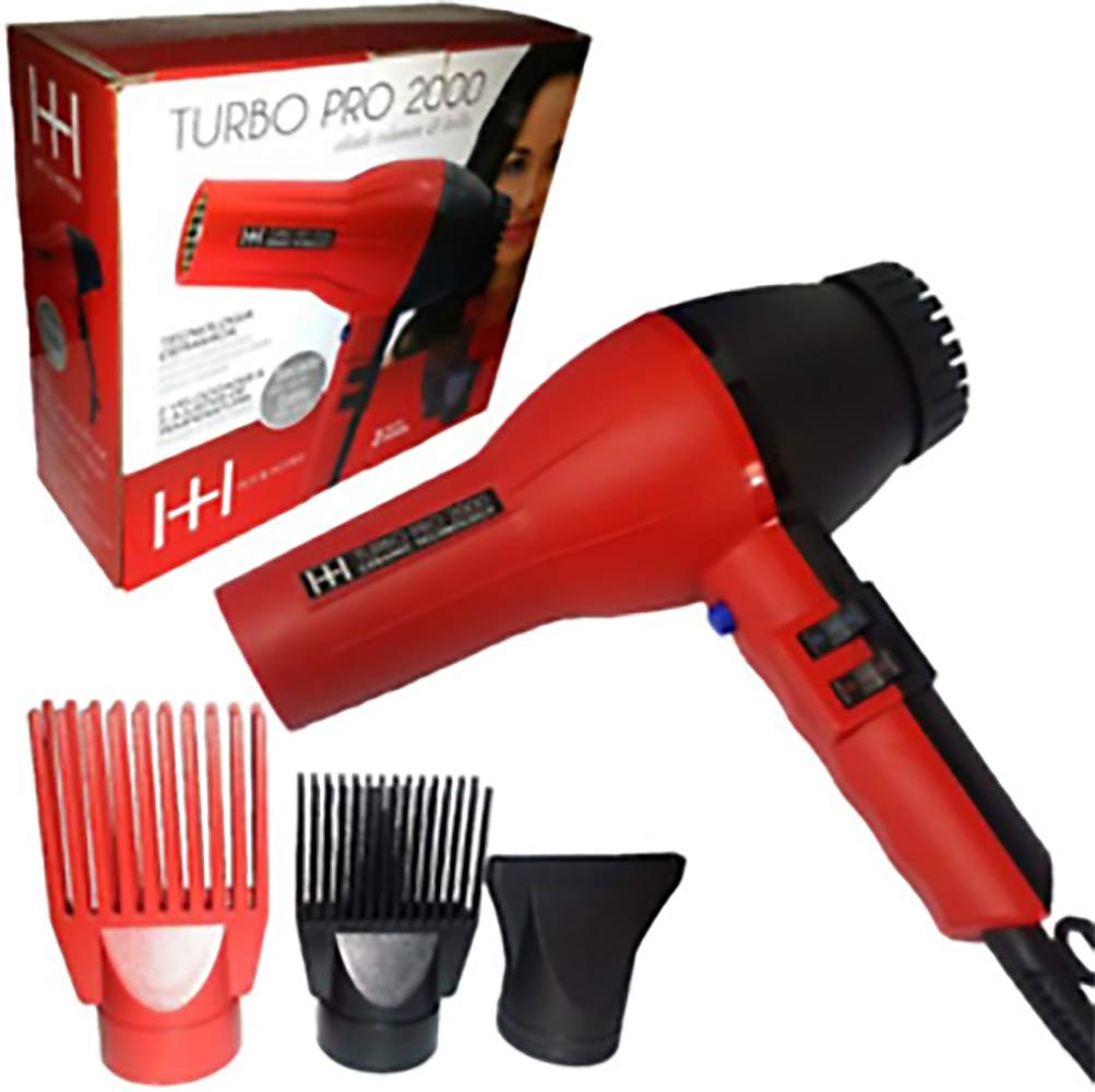 Annie attachments laid out including concentrator and two hair piks for versatile styling
