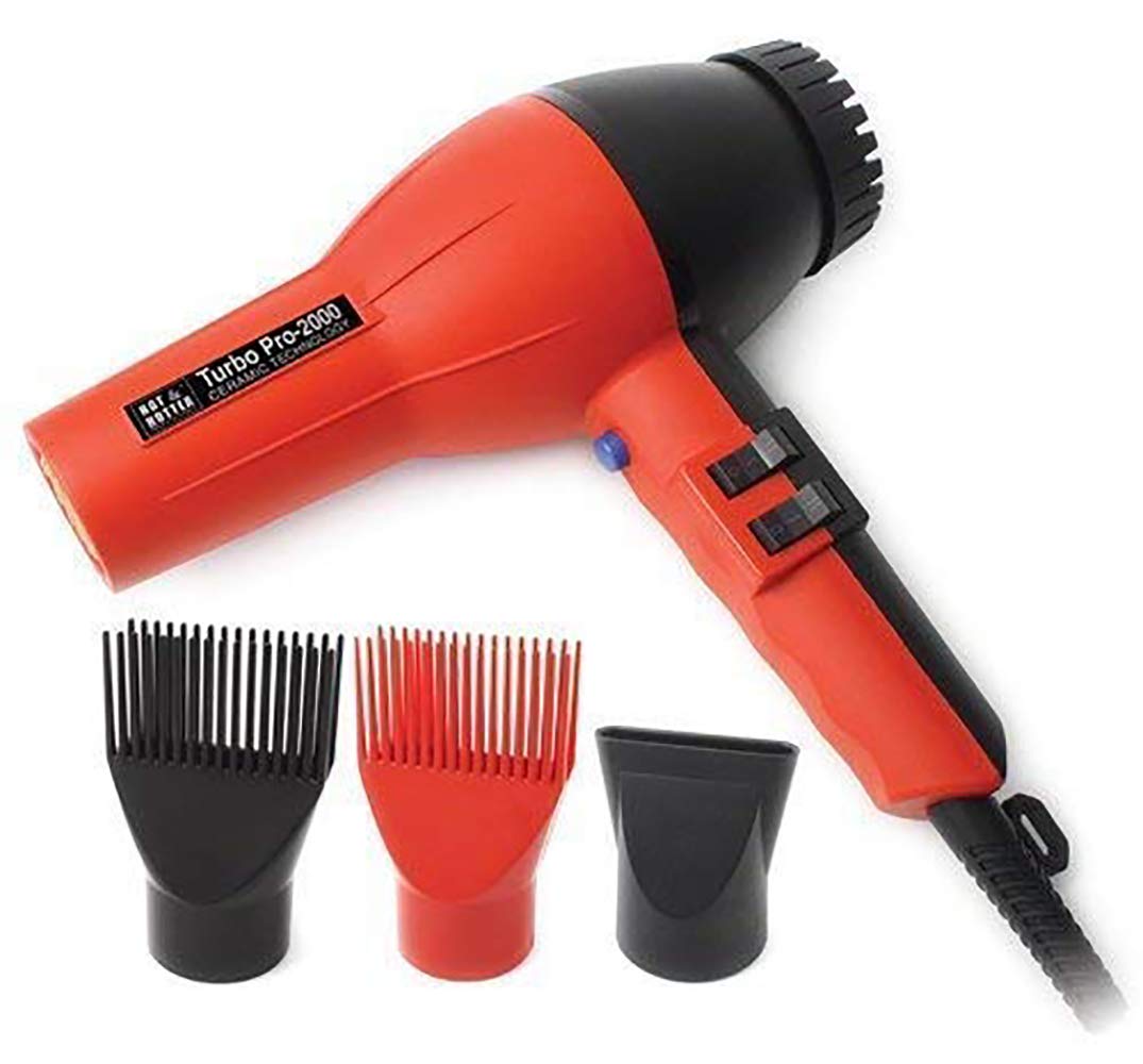 Annie Turbo Pro-2000 front view showing sleek body and airflow, promoting efficient drying