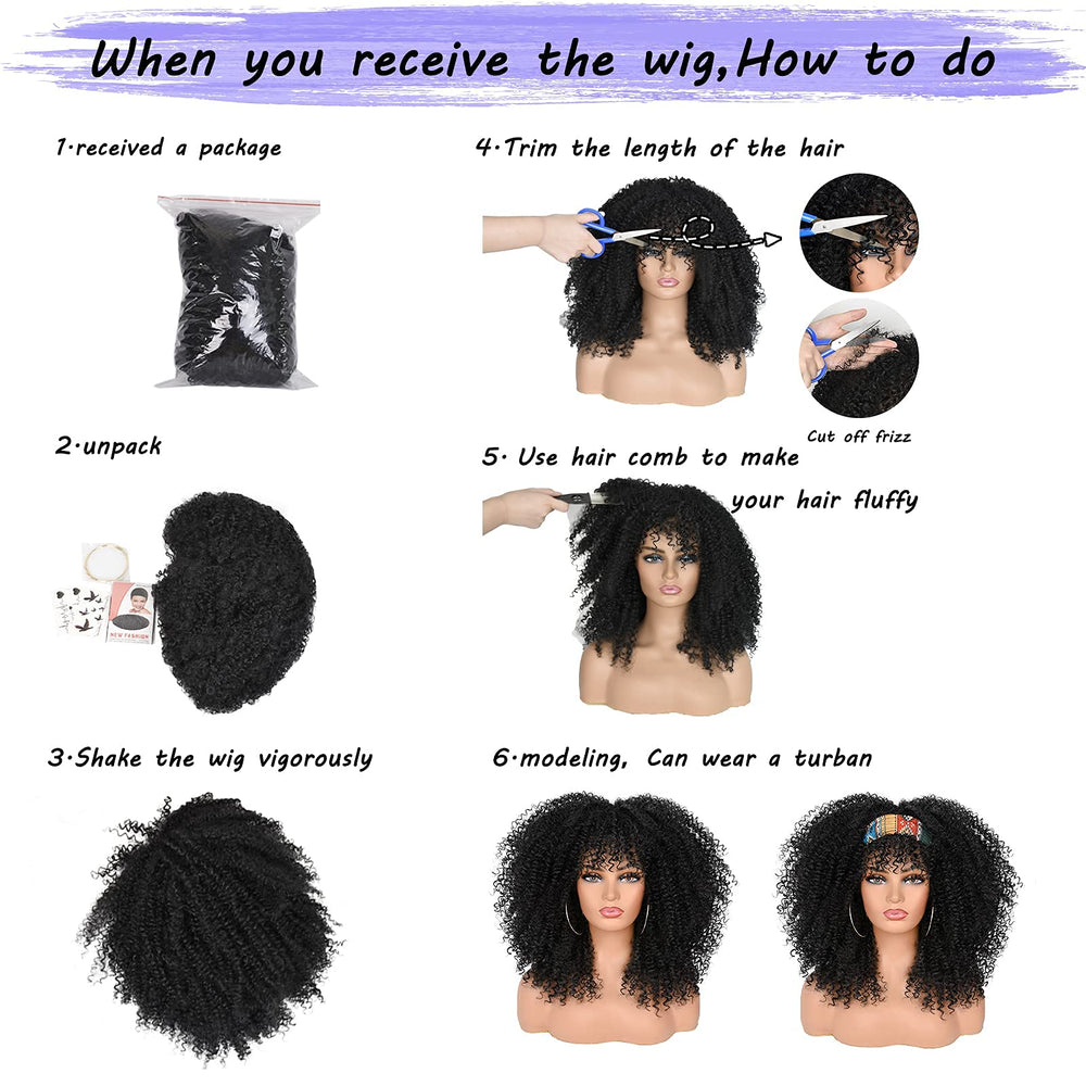 ANNISOUL included accessories: wig cap, earring, and temporary tattoos