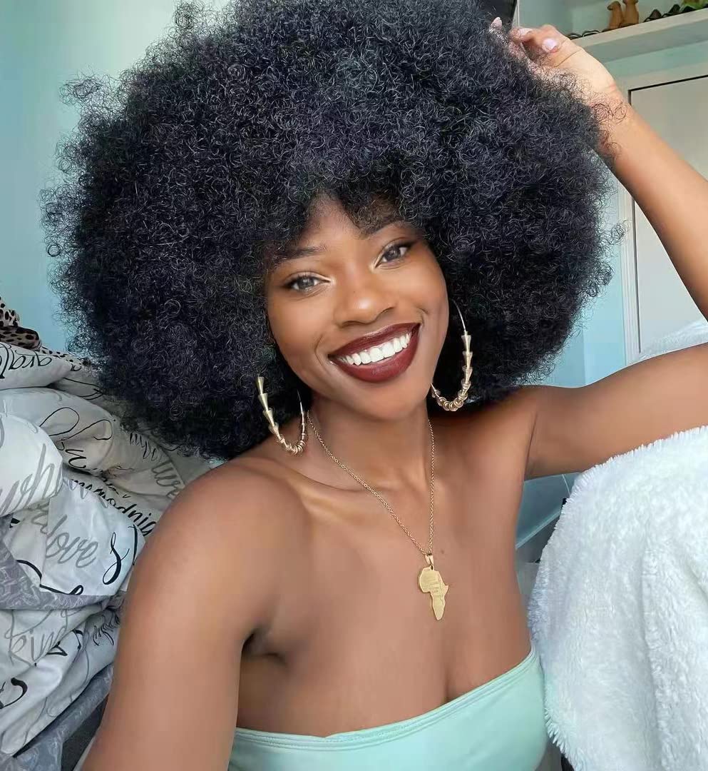 ANNISOUL close-up of kinky curl texture for authentic appearance