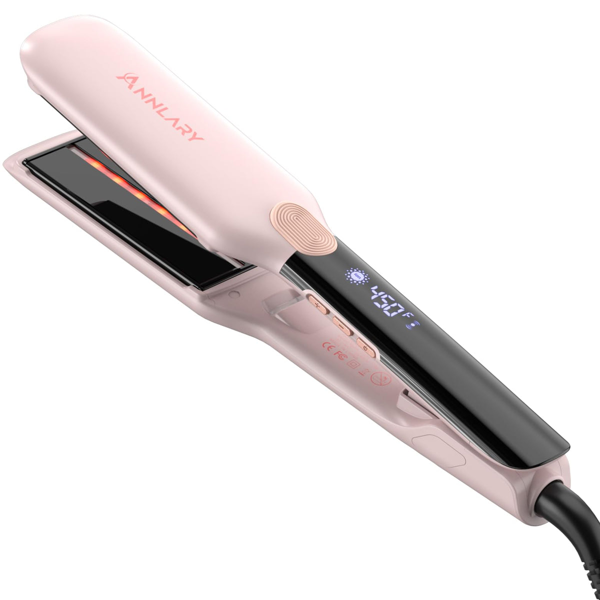 ANNLARY front view showing sleek flat iron design and professional finish