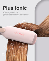 ANNLARY close-up of titanium-ceramic plates highlighting smooth glide benefit