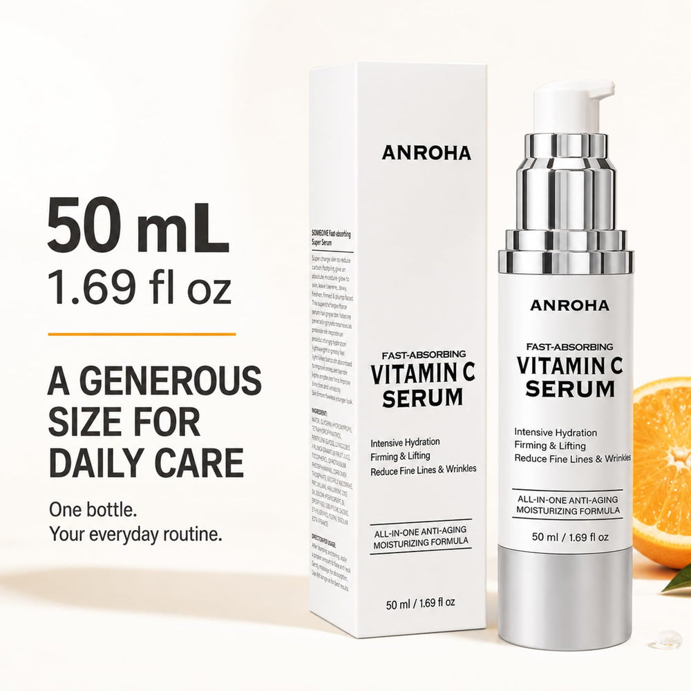 Anroha application on skin showing fast absorption and smoother finish