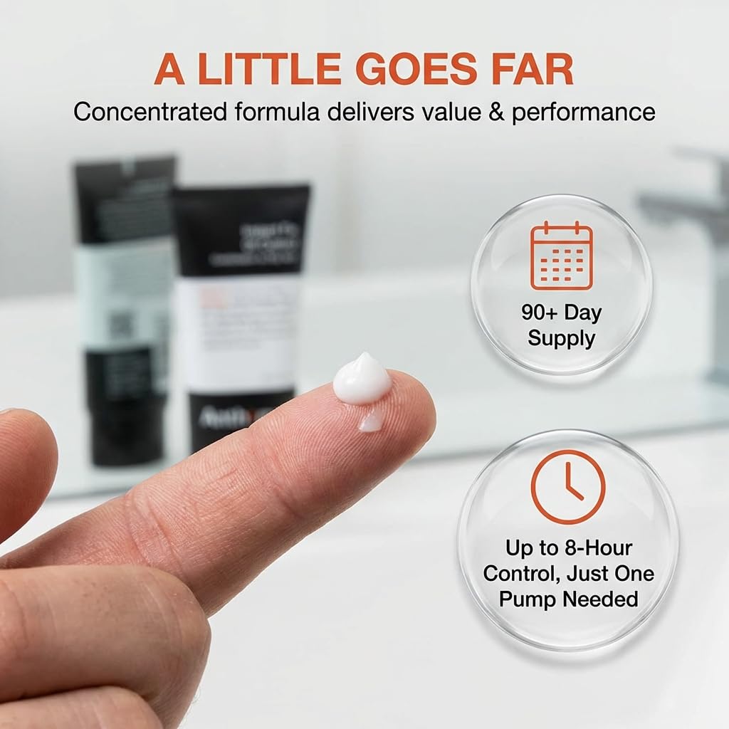 Anthony bottle beside ruler shows 3 fl oz travel-friendly size benefit