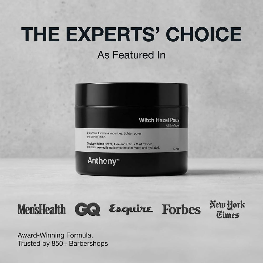 Anthony product placed on bathroom counter for easy daily routine