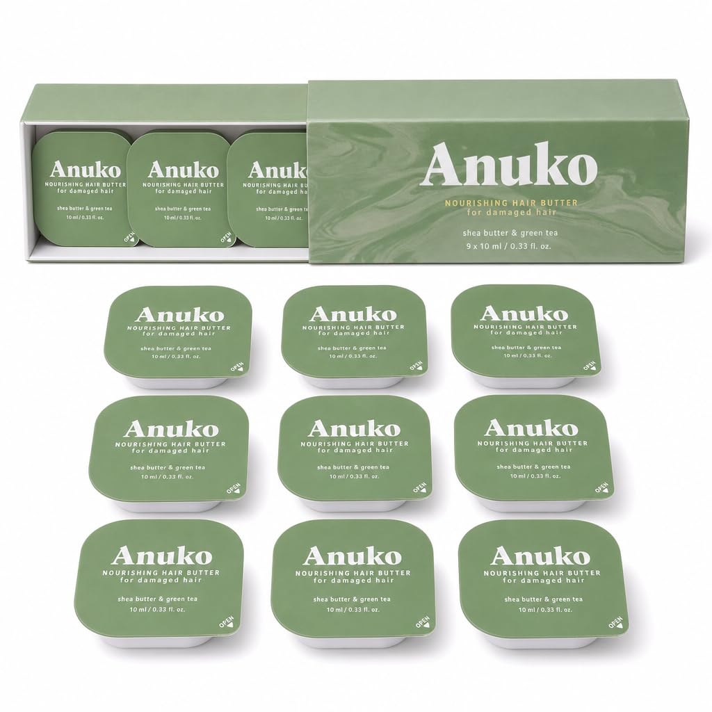Anuko brand front packaging showing nine travel mask pods and kit benefits