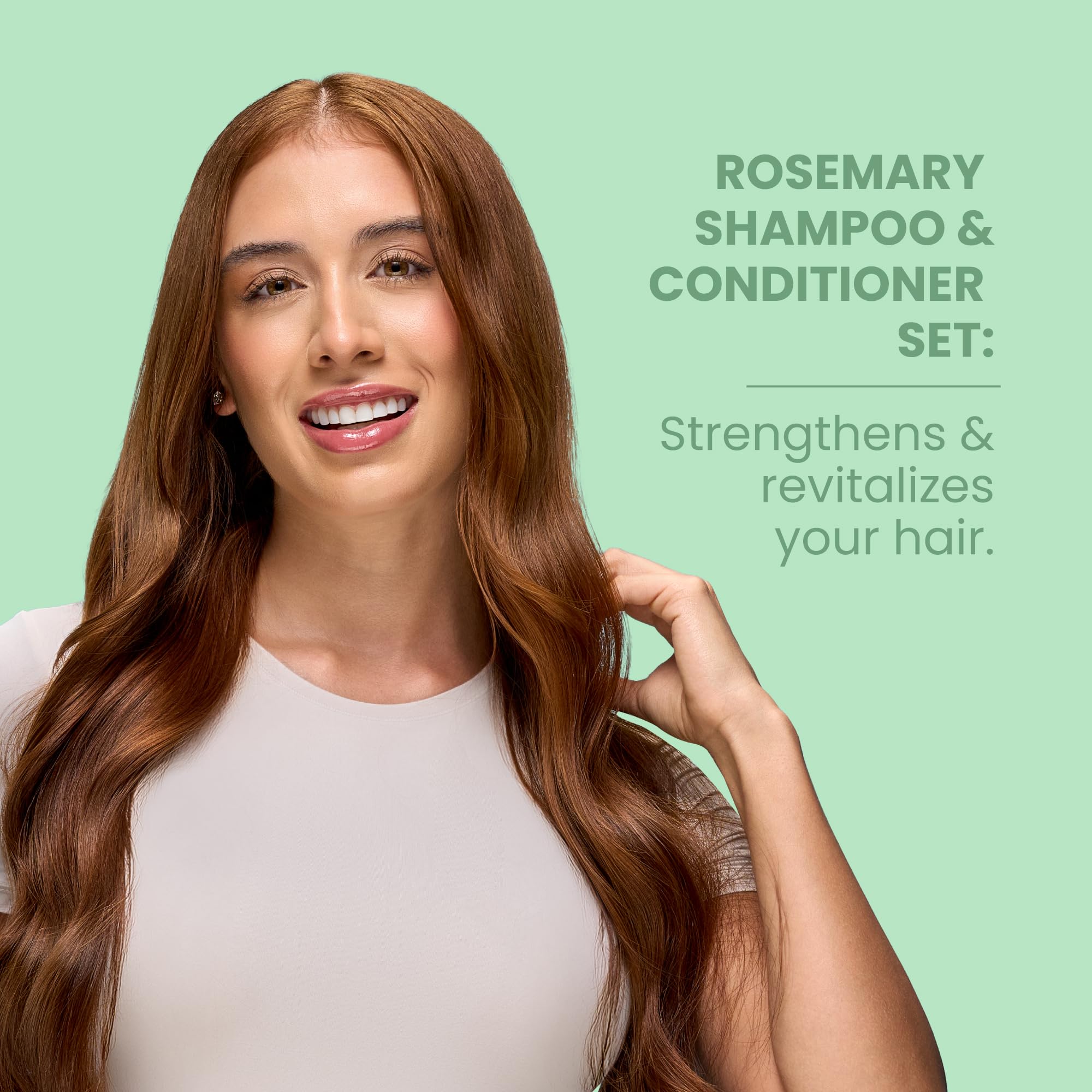 ANYELUZ shampoo label close-up highlighting rosemary ingredients