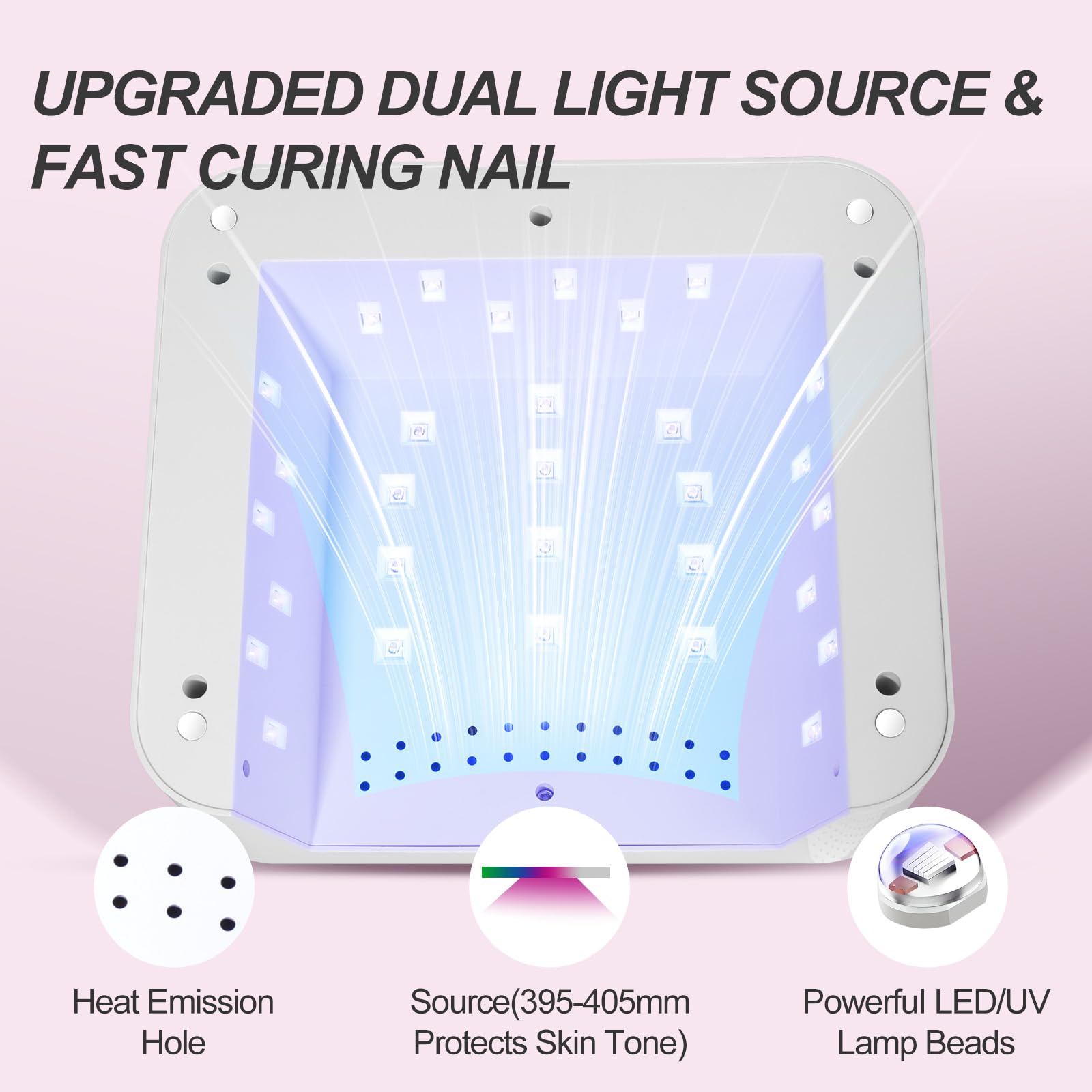 ANYINS close-up of 30 LED beads highlighting even light distribution and speed