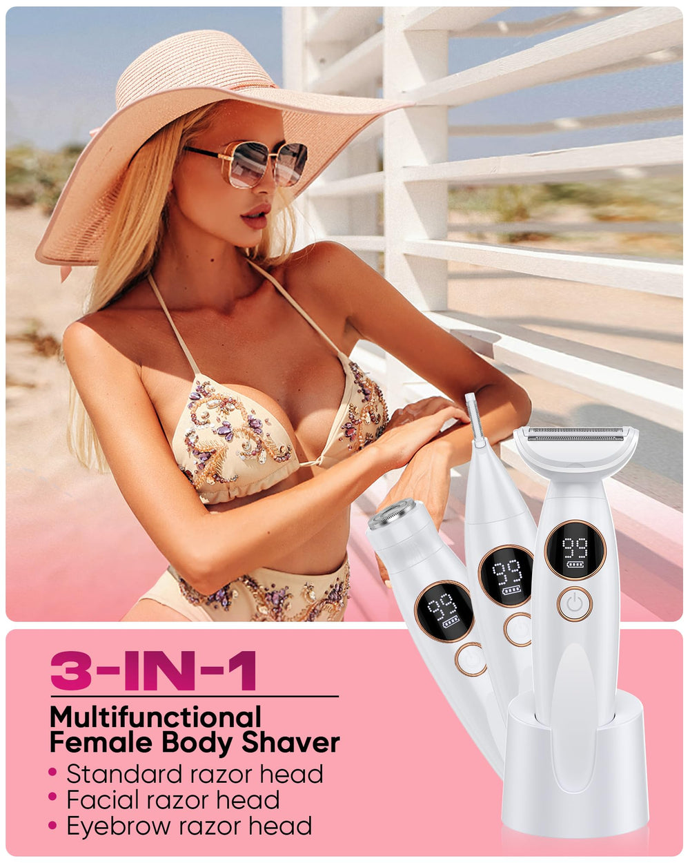 ANYLIV detached blade heads displayed to show three-in-one versatility and easy swapping