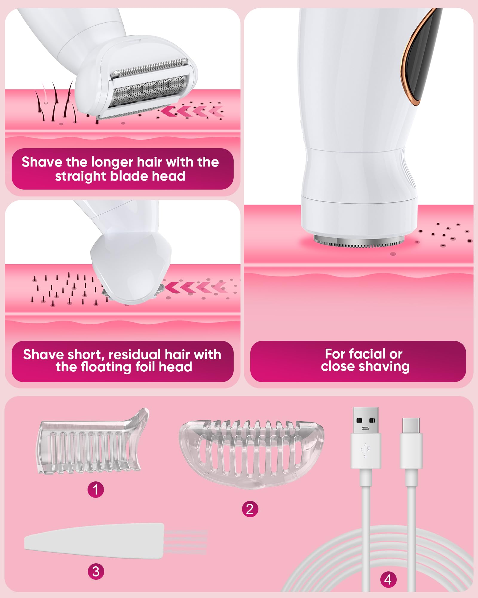 ANYLIV trimmer in use on bikini line demonstrating precise, comfortable grooming