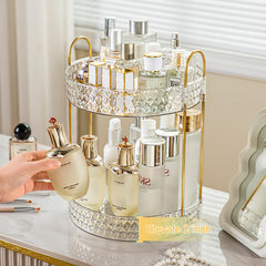 Anyoifax bottom tier arranged with makeup and jewelry for quick access benefit