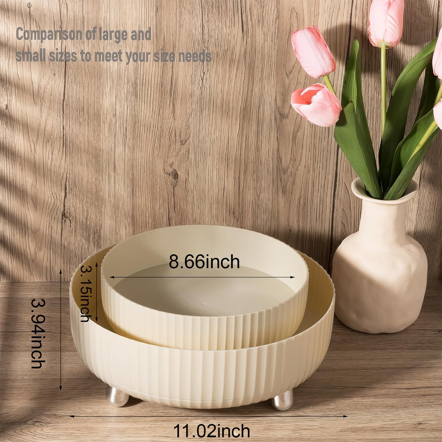 Anyoifax tray styled in bathroom setting adding tidy, stylish storage