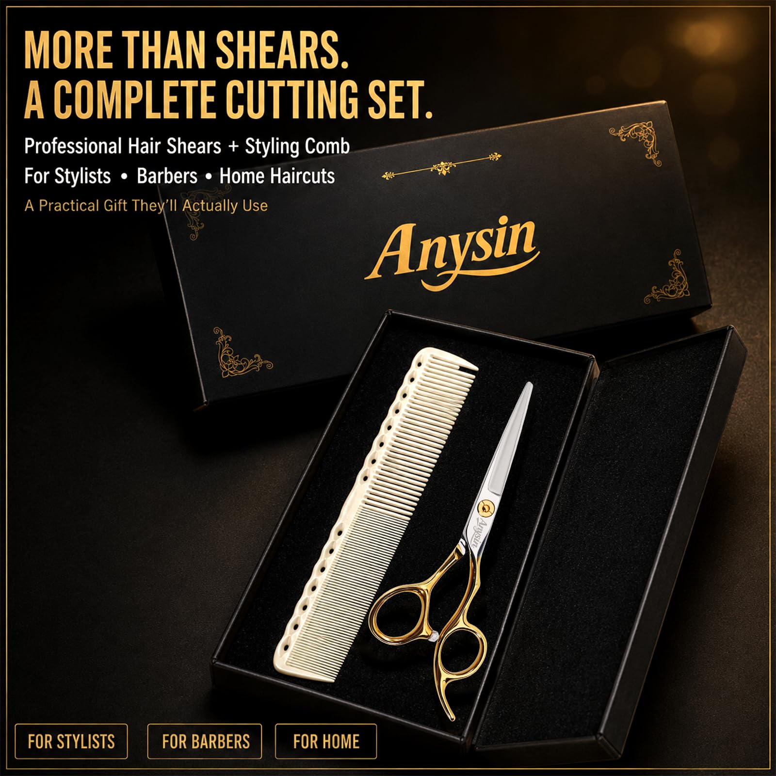 ANYSIN included accessories arranged to complete professional kit