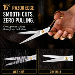ANYSIN ergonomic handle detail reducing wrist strain during long cuts