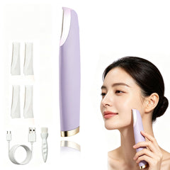 ANYSONIC front view of dermaplane razor showing ergonomic handle and head for control