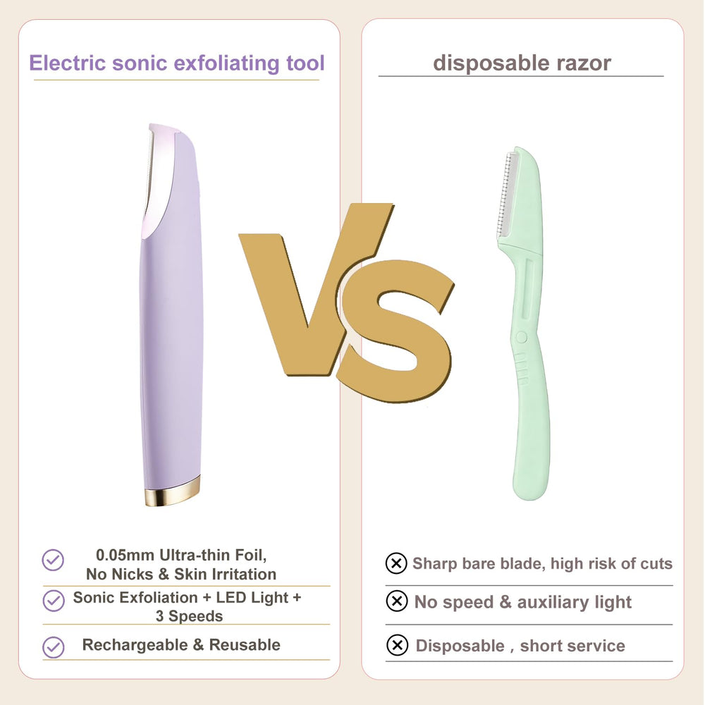 ANYSONIC before-and-after texture showing smoother skin and improved product absorption