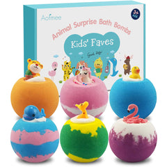 Aofmee front packaging showing colorful bath bombs and gift-ready box for celebrations